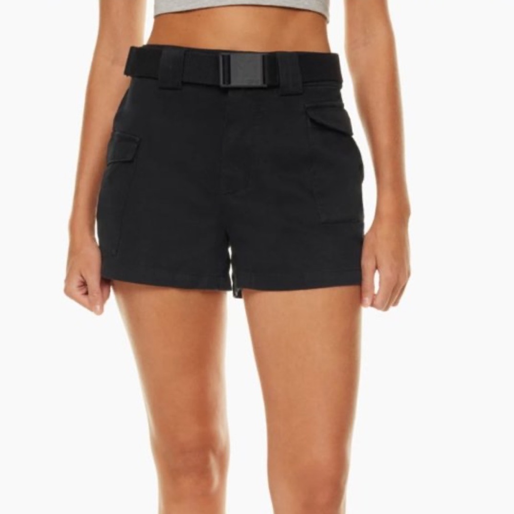 TNA Curtis Cargo Short Black Size M No Belt
